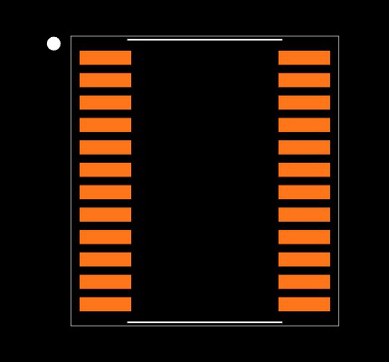 MAX11214EUG+T Footprint