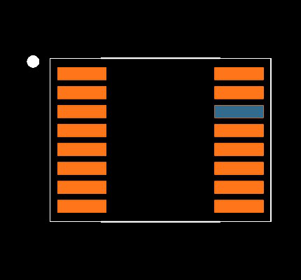 MAX11611EEE+T Footprint