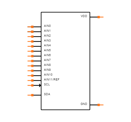 MAX11611EEE+T Symbol