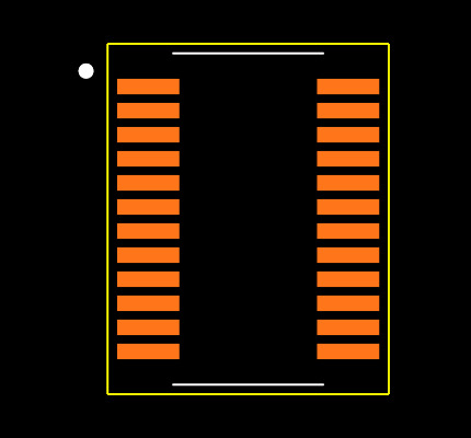 MAX11632EEG+ Footprint
