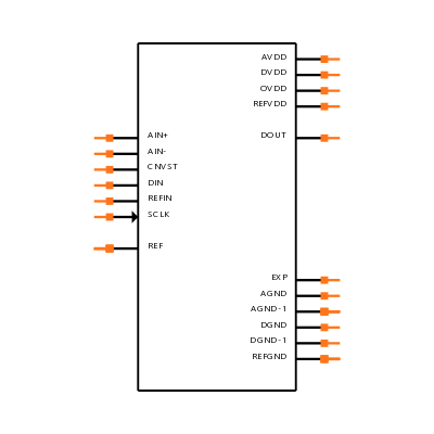 MAX11900ETP+T Symbol