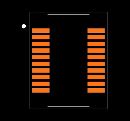 MAX1229BEEP+ Footprint