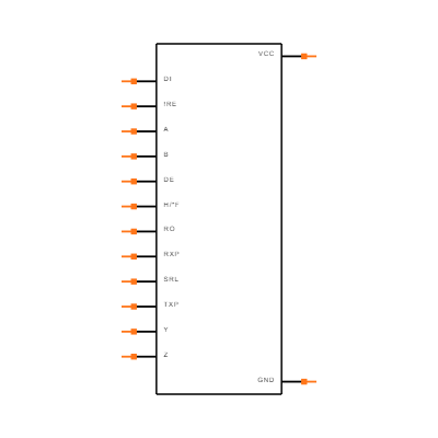 MAX13089EESD+ Symbol