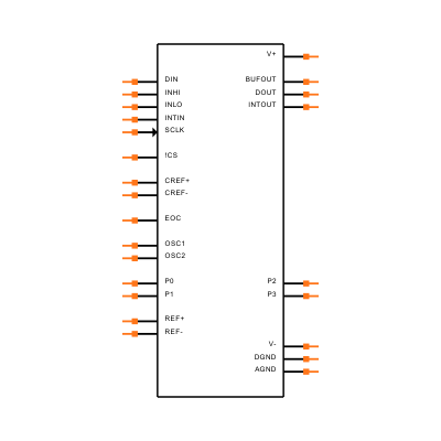 MAX132CWG+T Symbol