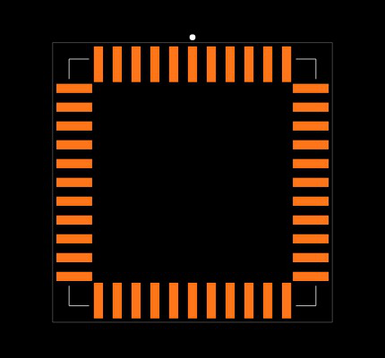 MAX138EQH+D Footprint