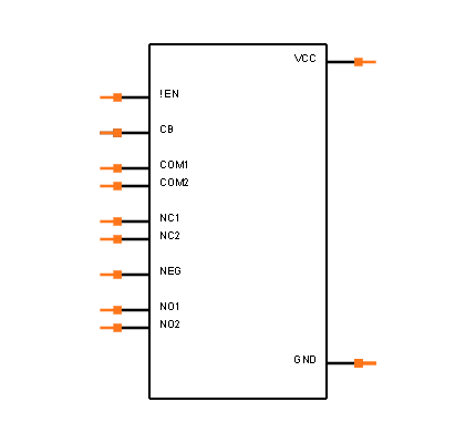 MAX14504EWC+T Symbol