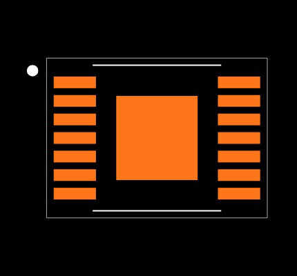 MAX14572EUD+T Footprint