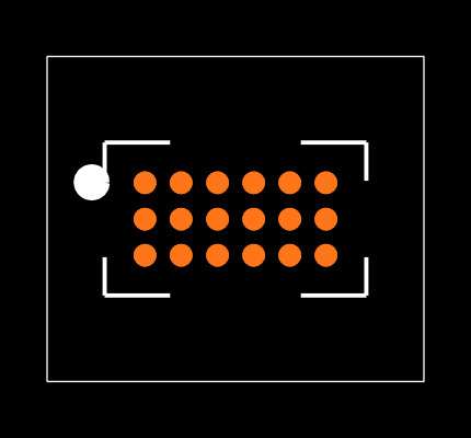 MAX14670EWL+T Footprint