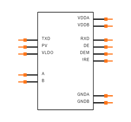 MAX14938GWE+ Symbol