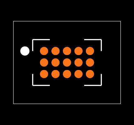 MAX15102EWL+T Footprint