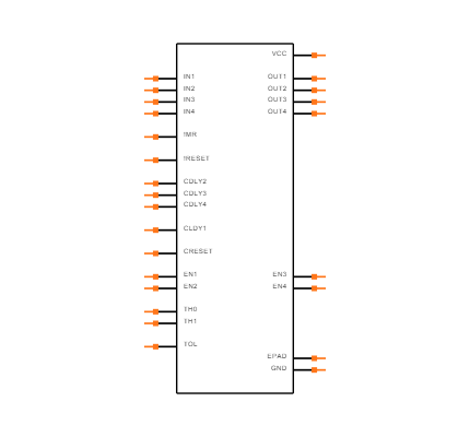 MAX16029TG+T Symbol