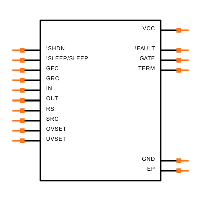 MAX16141AAF+T Symbol