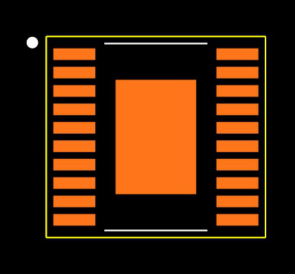 MAX16813AUP+T Footprint