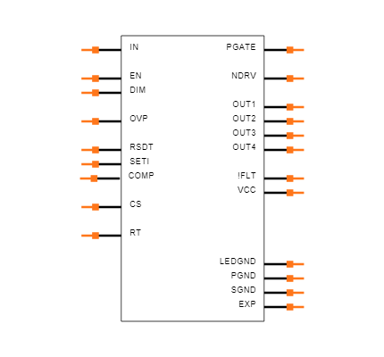 MAX16813AUP+T Symbol