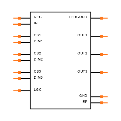 MAX16823AUE+ Symbol