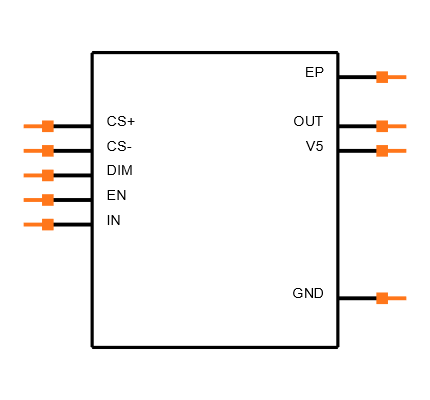MAX16836ASA+T Symbol