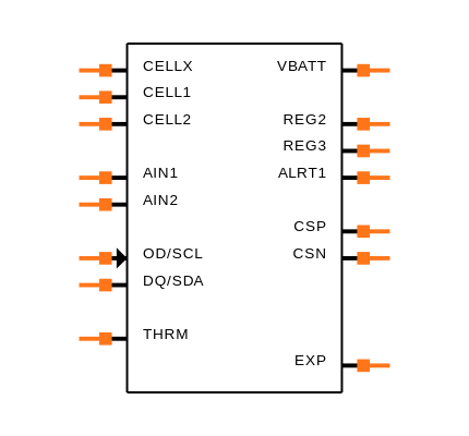 MAX17211G+T Symbol
