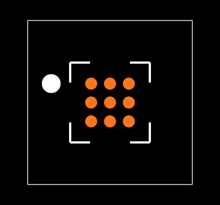 MAX17261MEWL+T Footprint
