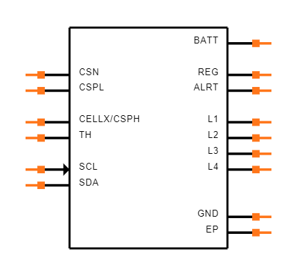 MAX17263LETD+T Symbol