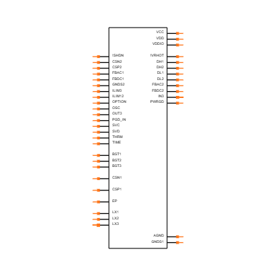 MAX17480GTL+ Symbol
