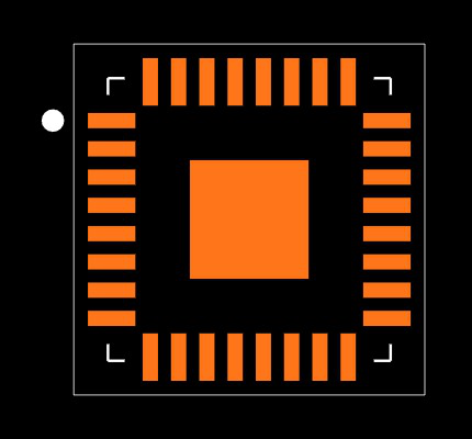 MAX17509ATJ+T Footprint