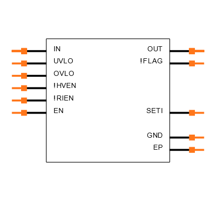 MAX17561AUD+ Symbol