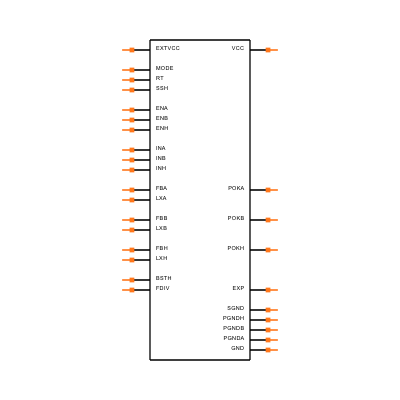 MAX17673ATI+T Symbol