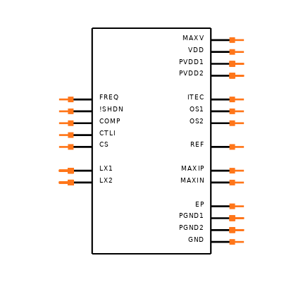 MAX1968EUI+ Symbol