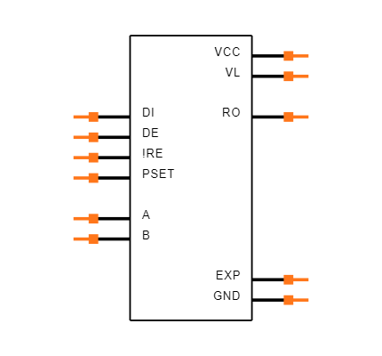 MAX22500EATB+ Symbol