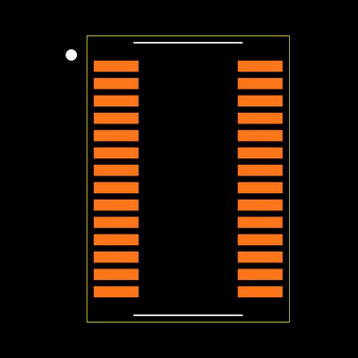 MAX2411AEEI+ Footprint