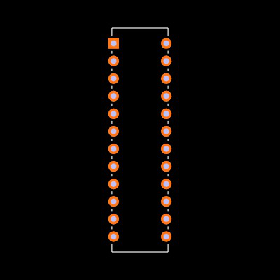 MAX267BCNG+ Footprint