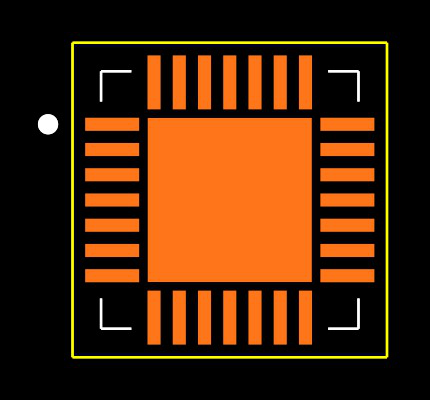 MAX2900ETI+ Footprint