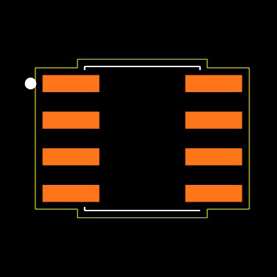 MAX3051ESA+ Footprint