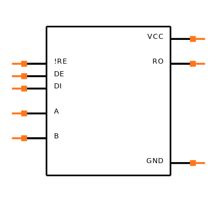 MAX3085EESA+T Symbol