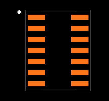 MAX3089ESD+ Footprint