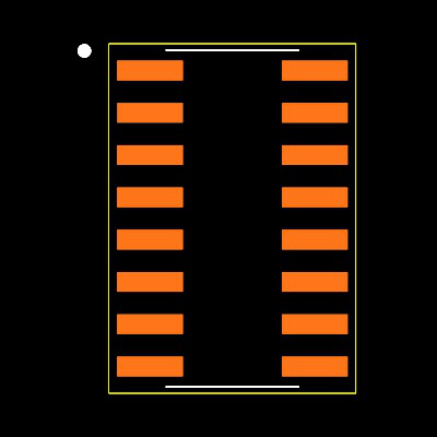 MAX313FESE+T Footprint