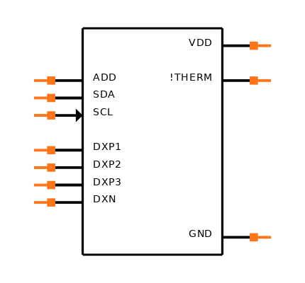MAX31730AUB+T Symbol