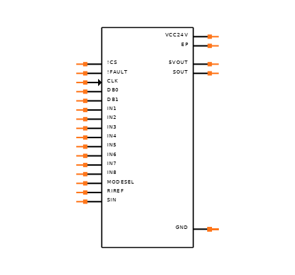 MAX31911AUI+T Symbol