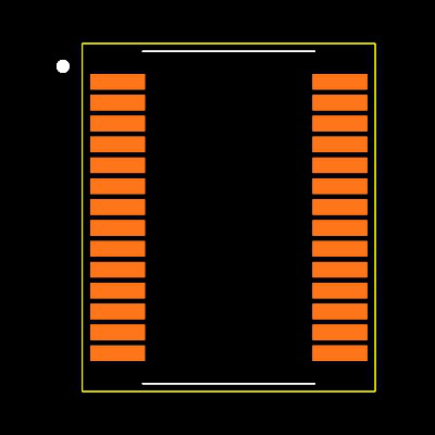 MAX3237CAI+T Footprint