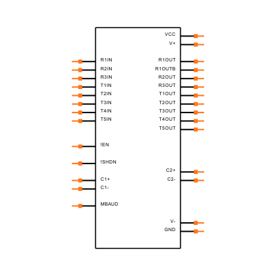 MAX3237CAI+T Symbol