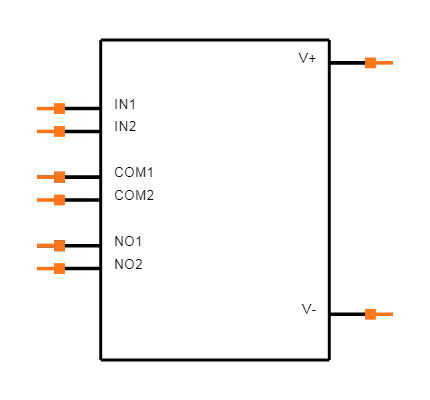 MAX323ESA+ Symbol