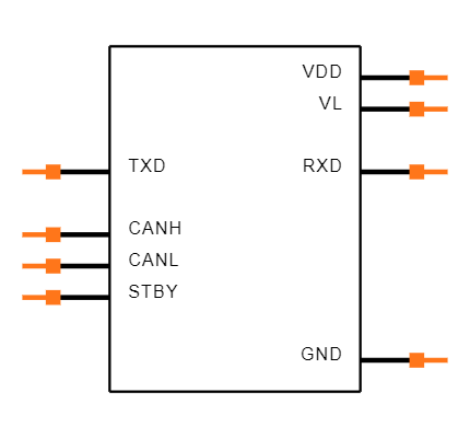 MAX33054EASA+ Symbol