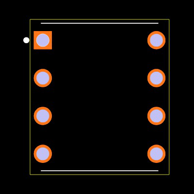 MAX3483CPA+ Footprint