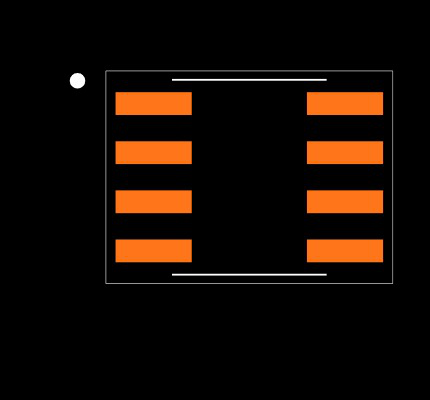 MAX3488EESA+ Footprint