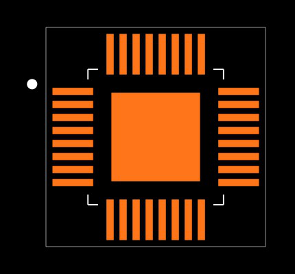 MAX35101EHJ+ Footprint