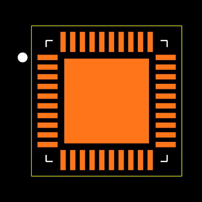 MAX35104ETL+ Footprint