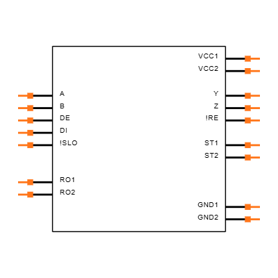 MAX3535ECWI+ Symbol