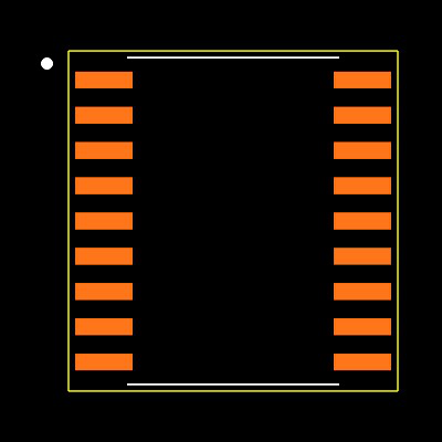 MAX382CWN+ Footprint