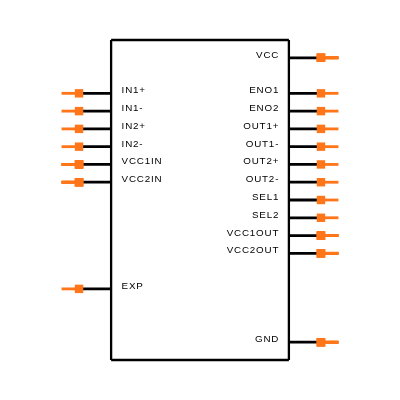 MAX3841ETG+ Symbol
