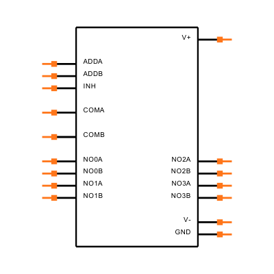 MAX4052CSE+ Symbol